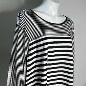 NWT Chaps Striped Top size 3X
